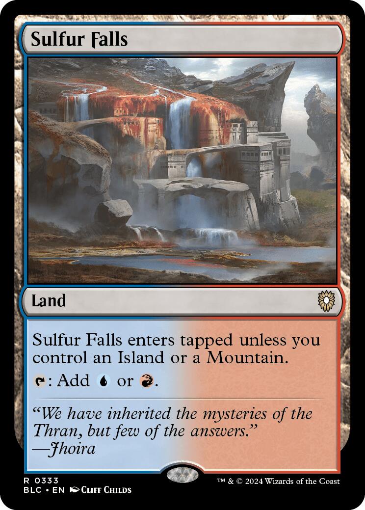 Sulfur Falls [Bloomburrow Commander] | Tabernacle Games