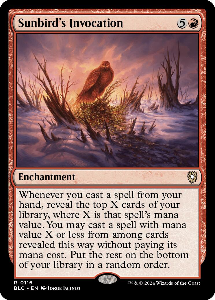 Sunbird's Invocation [Bloomburrow Commander] | Tabernacle Games
