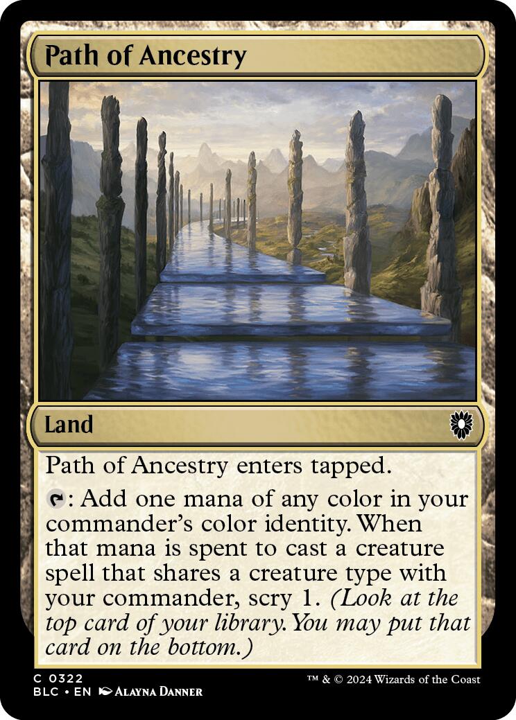 Path of Ancestry [Bloomburrow Commander] | Tabernacle Games