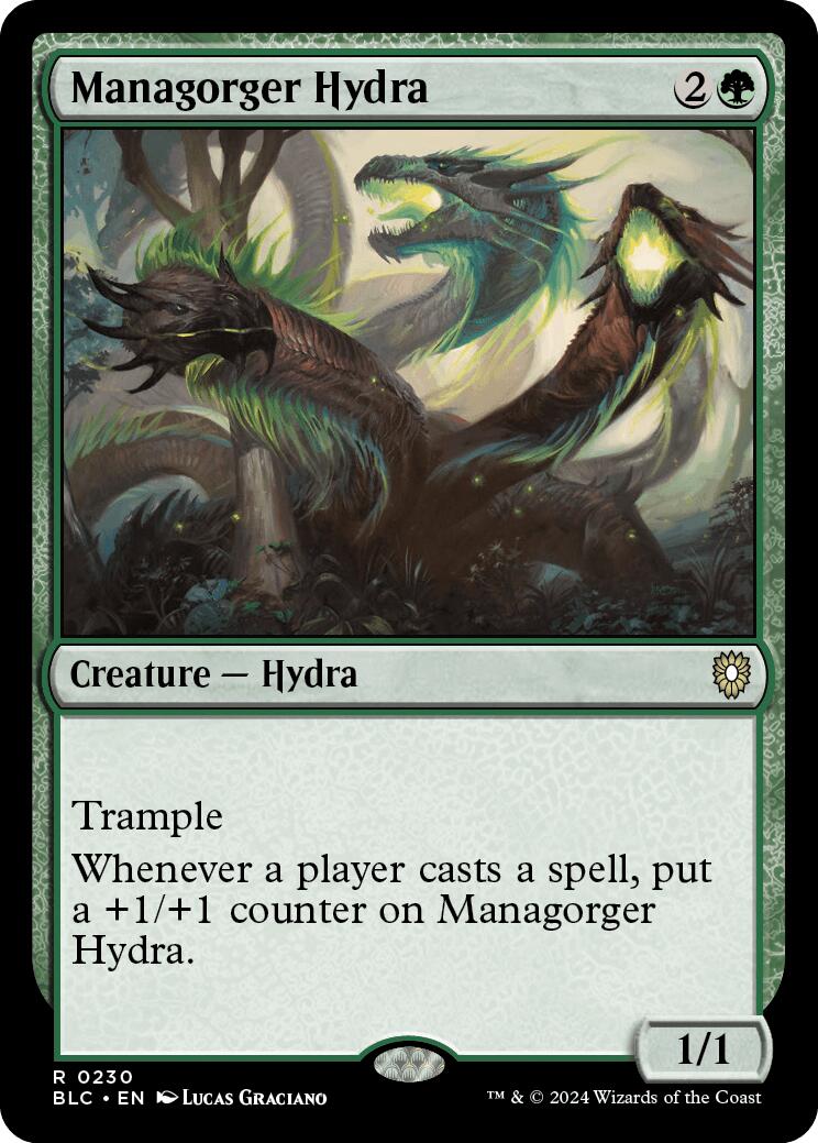 Managorger Hydra [Bloomburrow Commander] | Tabernacle Games