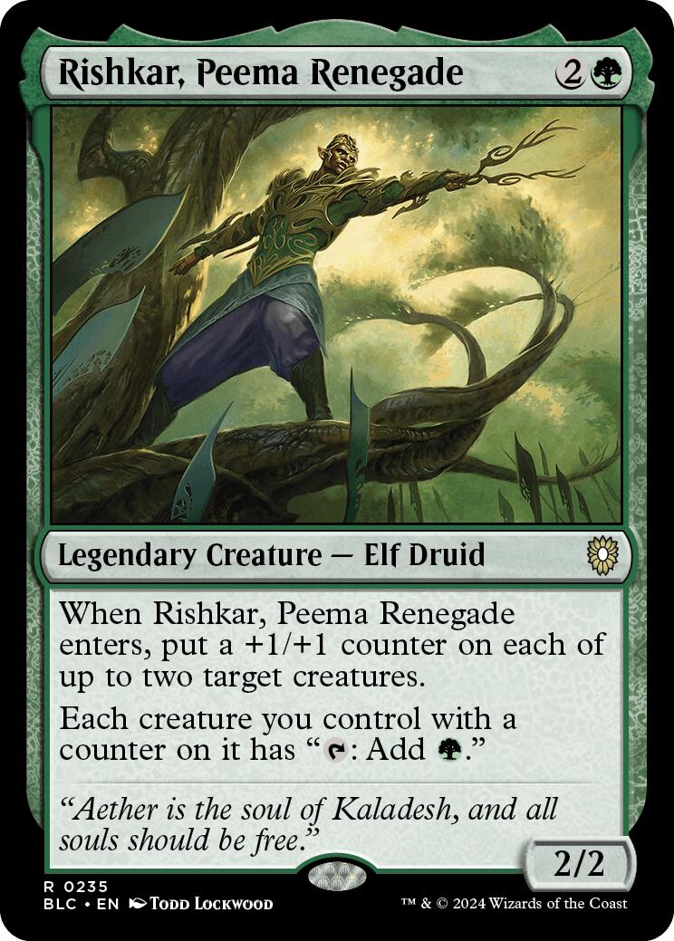 Rishkar, Peema Renegade [Bloomburrow Commander] | Tabernacle Games