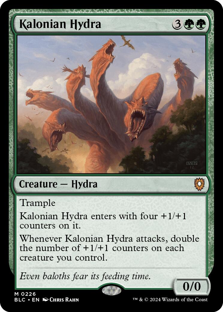 Kalonian Hydra [Bloomburrow Commander] | Tabernacle Games