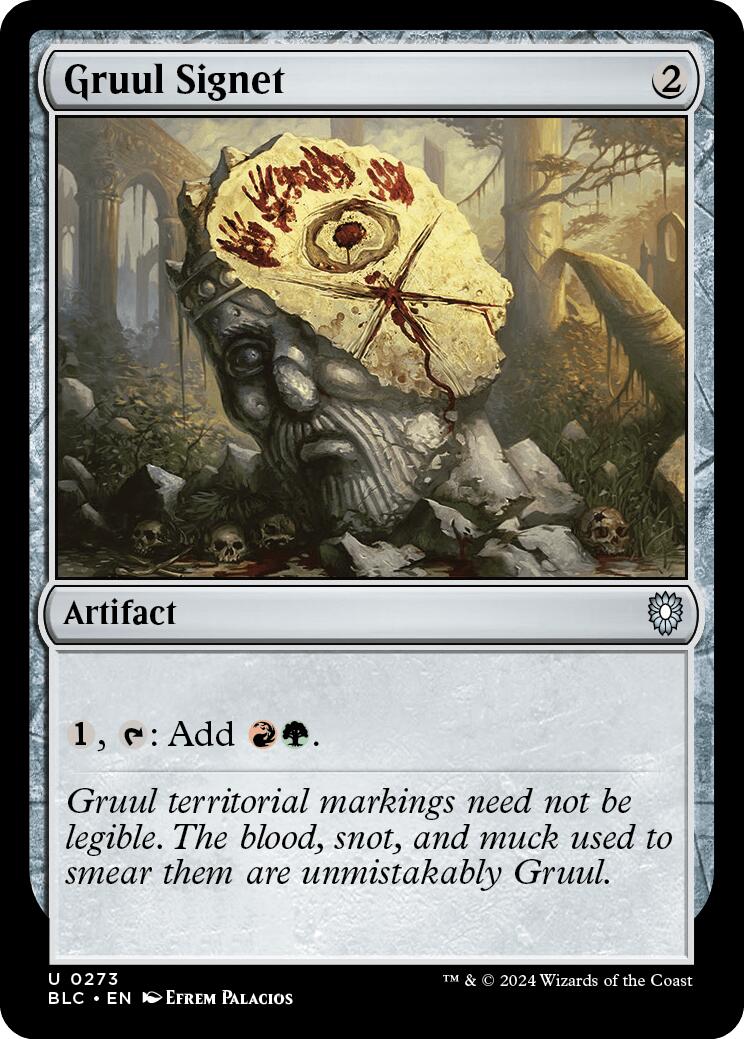 Gruul Signet [Bloomburrow Commander] | Tabernacle Games
