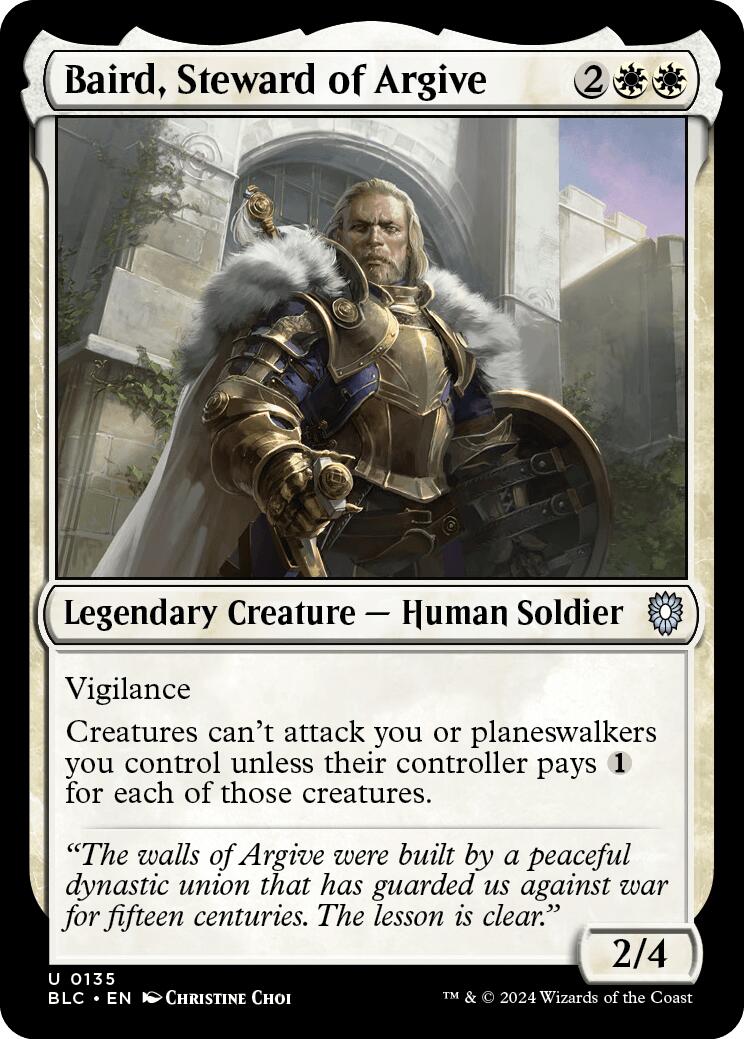 Baird, Steward of Argive [Bloomburrow Commander] | Tabernacle Games