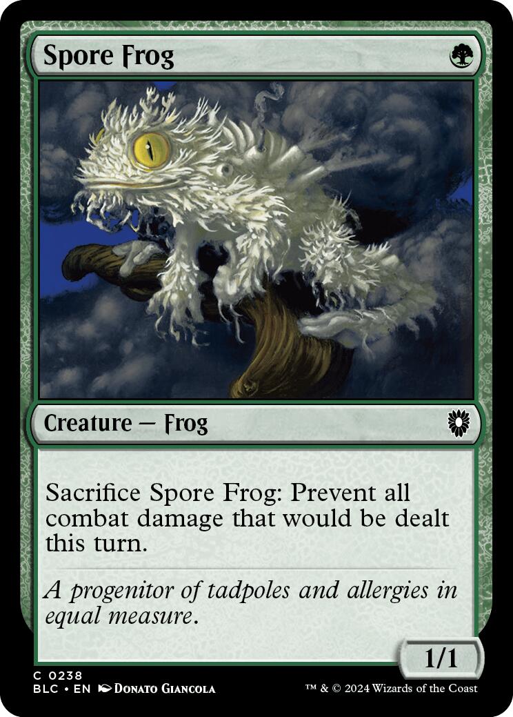 Spore Frog [Bloomburrow Commander] | Tabernacle Games