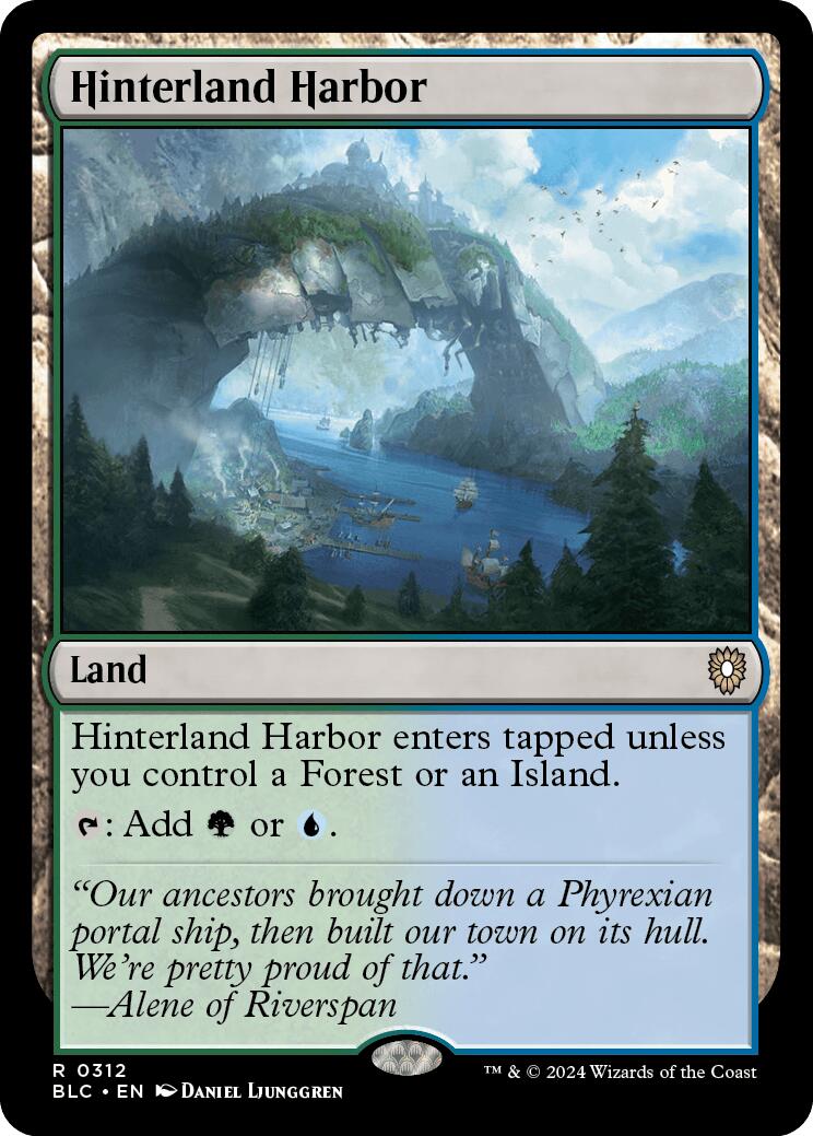 Hinterland Harbor [Bloomburrow Commander] | Tabernacle Games