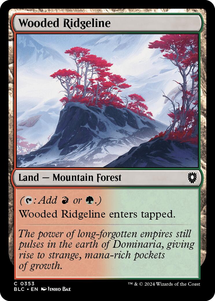 Wooded Ridgeline [Bloomburrow Commander] | Tabernacle Games