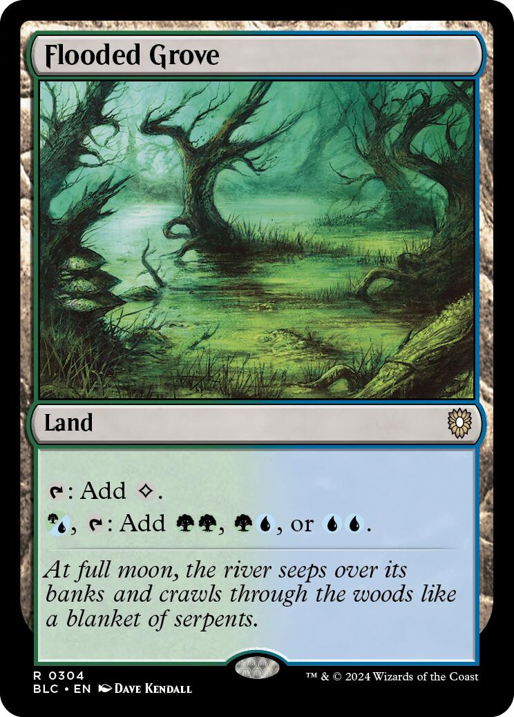 Flooded Grove [Bloomburrow Commander] | Tabernacle Games