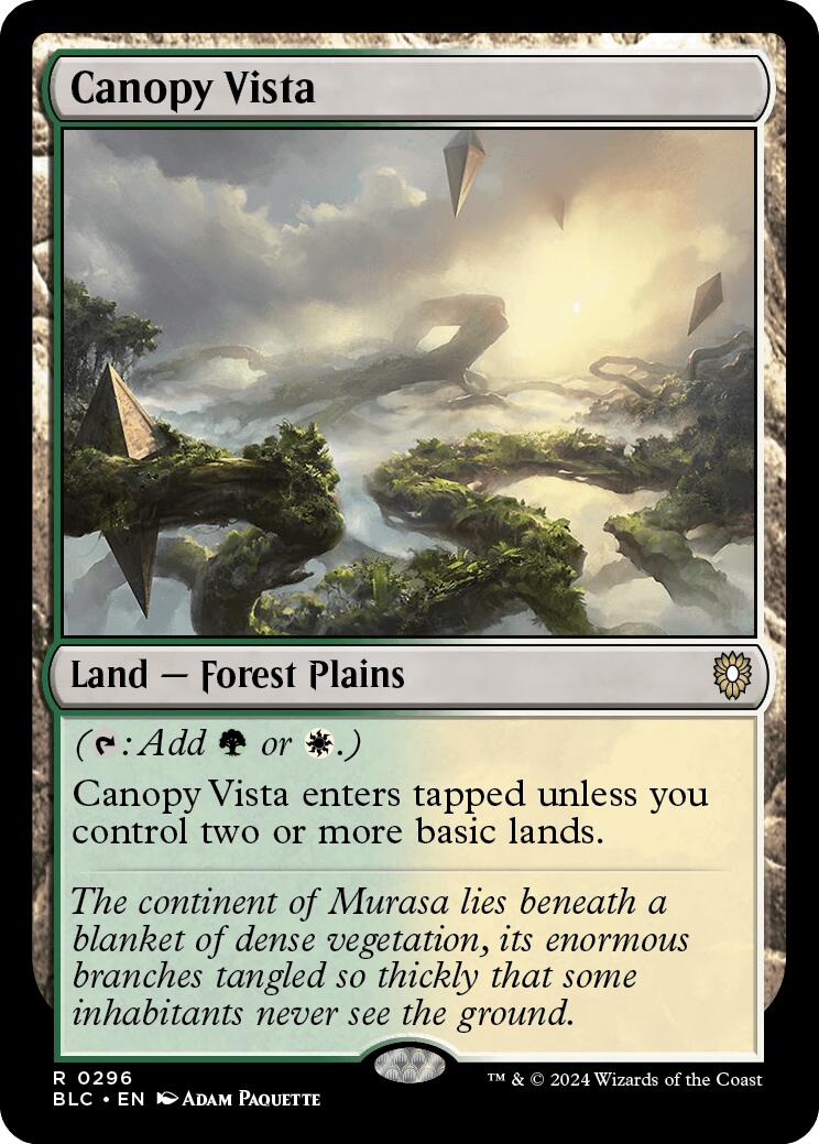 Canopy Vista [Bloomburrow Commander] | Tabernacle Games