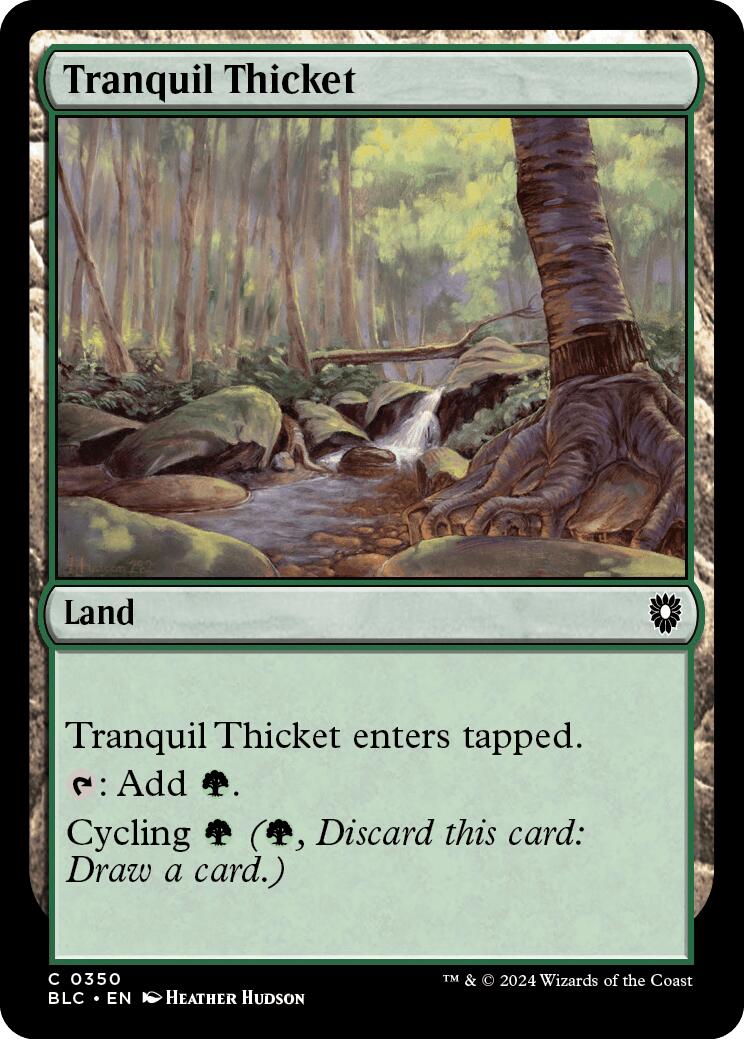 Tranquil Thicket [Bloomburrow Commander] | Tabernacle Games