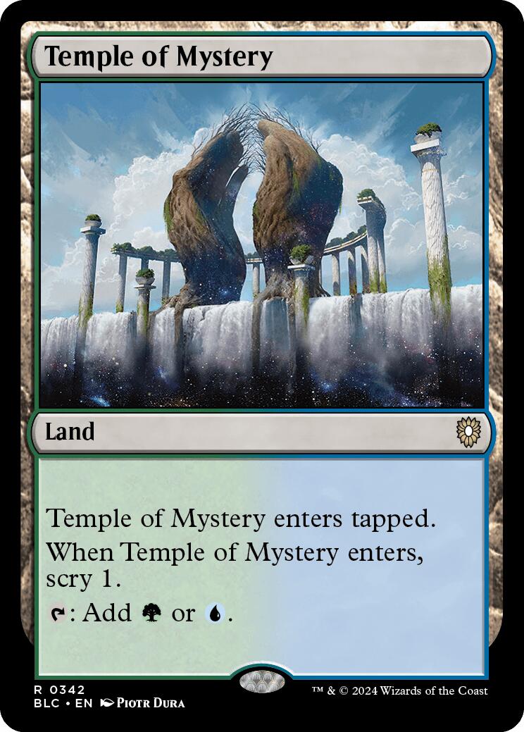 Temple of Mystery [Bloomburrow Commander] | Tabernacle Games