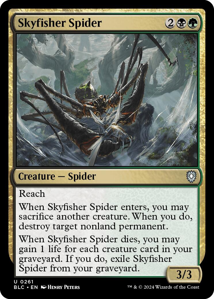 Skyfisher Spider [Bloomburrow Commander] | Tabernacle Games