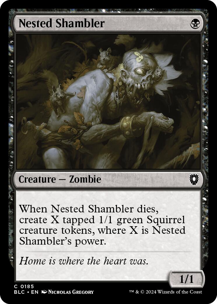 Nested Shambler [Bloomburrow Commander] | Tabernacle Games