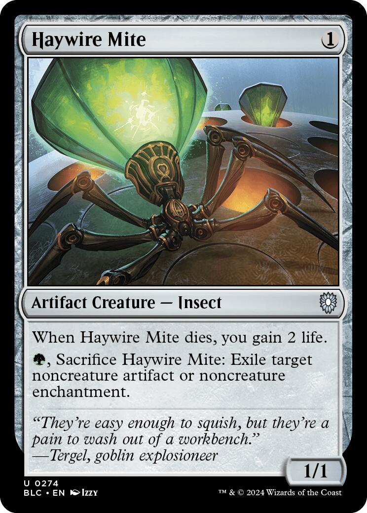 Haywire Mite [Bloomburrow Commander] | Tabernacle Games