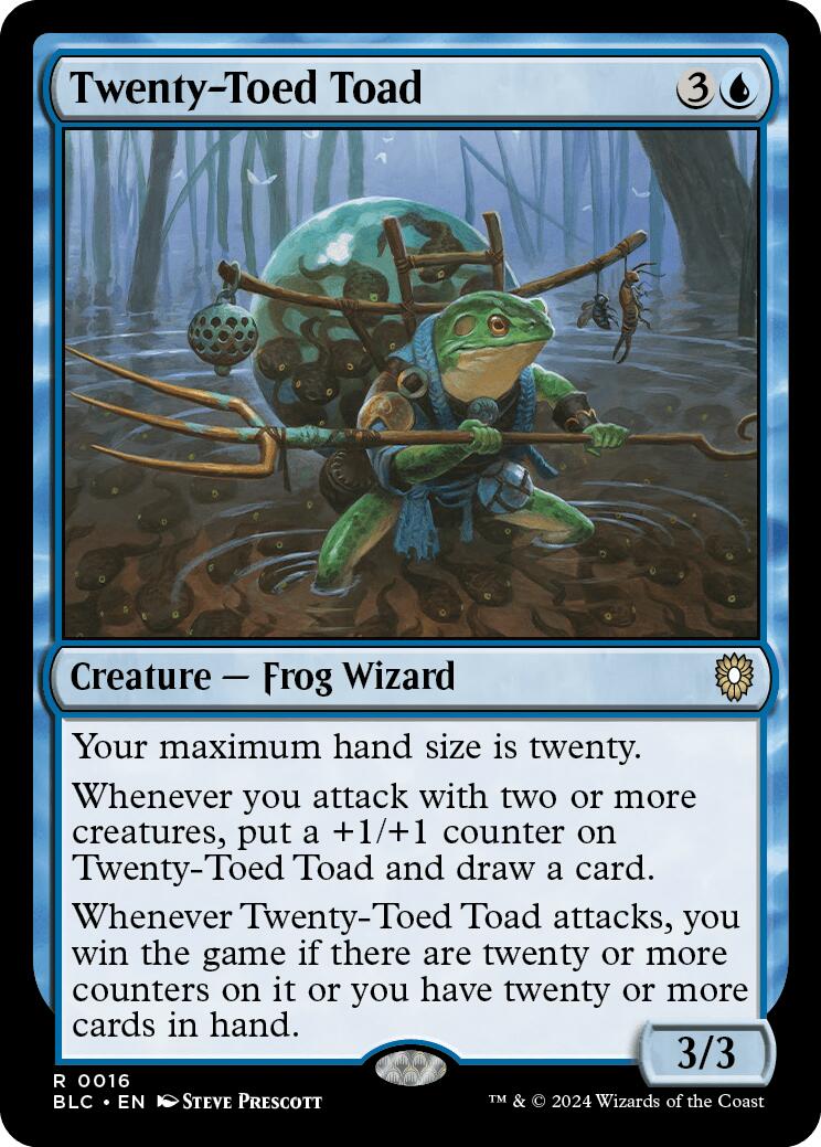 Twenty-Toed Toad [Bloomburrow Commander] | Tabernacle Games