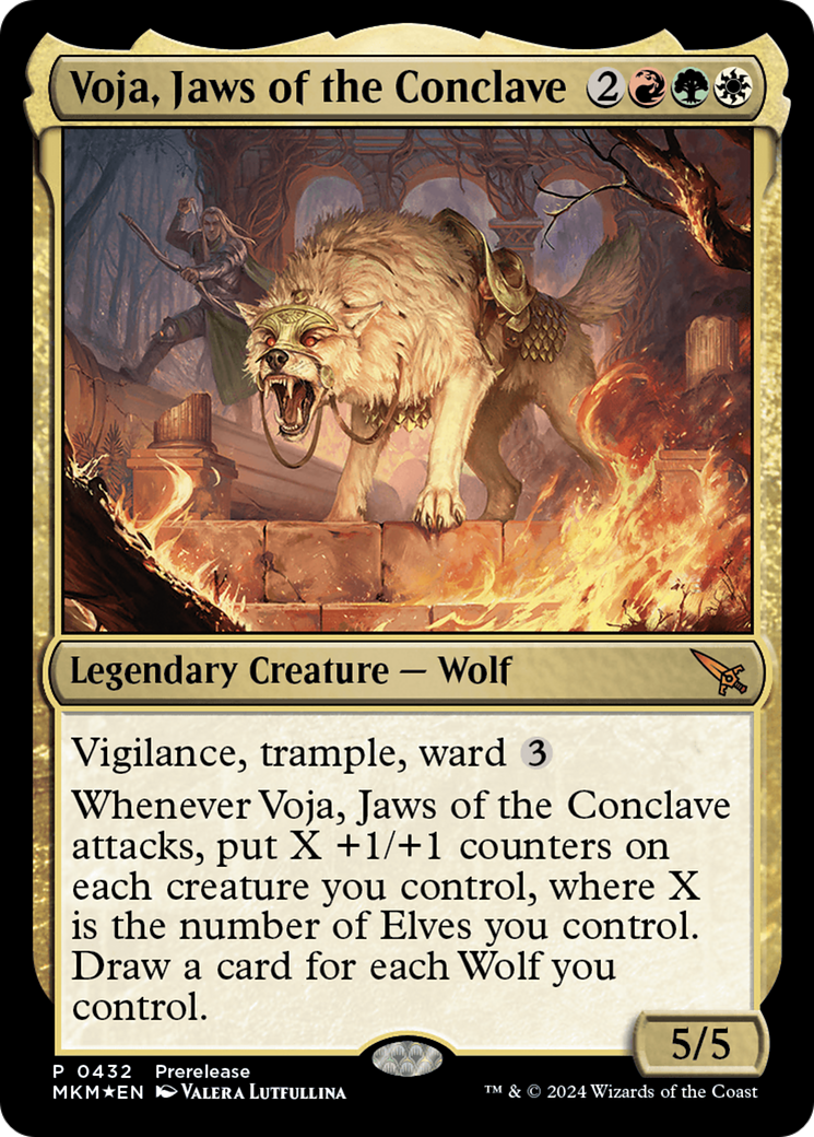 Voja, Jaws of the Conclave [Murders at Karlov Manor Prerelease Promos] | Tabernacle Games