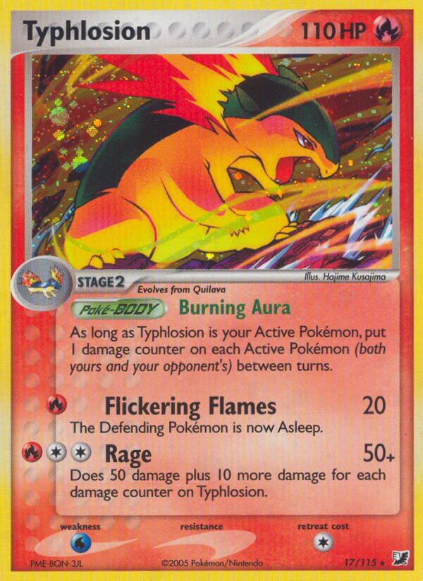 Typhlosion(17/115) (Theme Deck Exclusive) [EX: Unseen Forces] | Tabernacle Games