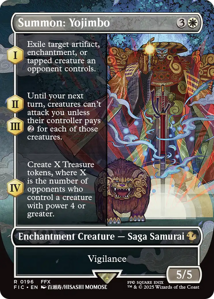Summon: Yojimbo (Borderless) [FINAL FANTASY Commander] | Tabernacle Games