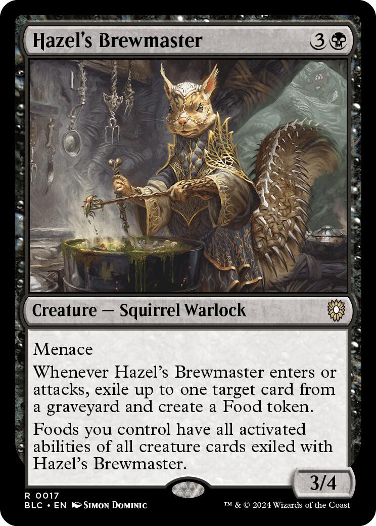 Hazel's Brewmaster [Bloomburrow Commander] | Tabernacle Games