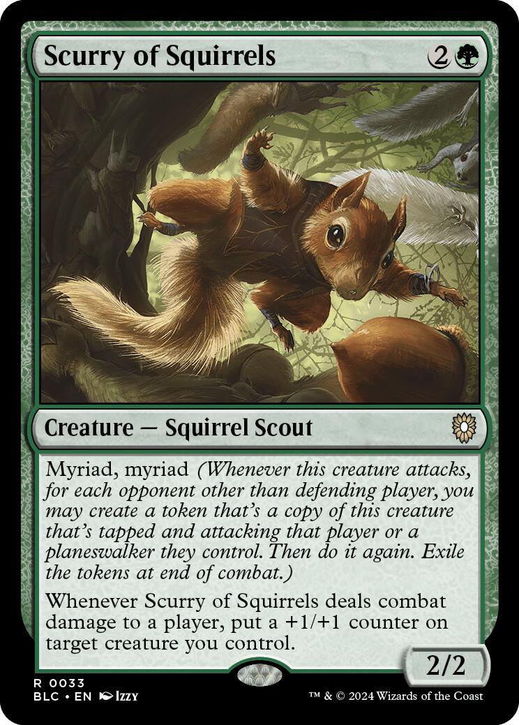 Scurry of Squirrels [Bloomburrow Commander] | Tabernacle Games
