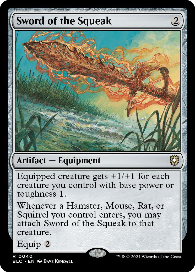 Sword of the Squeak [Bloomburrow Commander] | Tabernacle Games