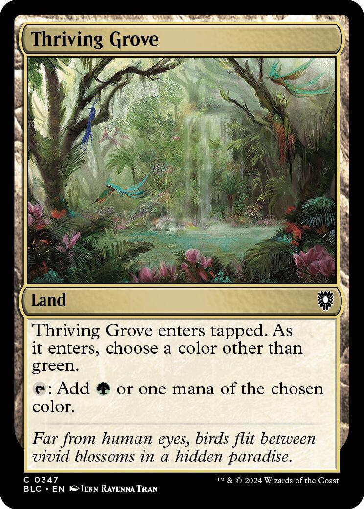 Thriving Grove [Bloomburrow Commander] | Tabernacle Games