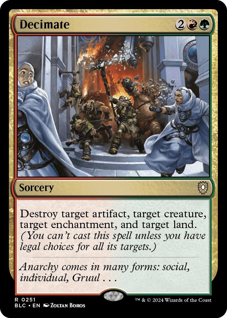 Decimate [Bloomburrow Commander] | Tabernacle Games