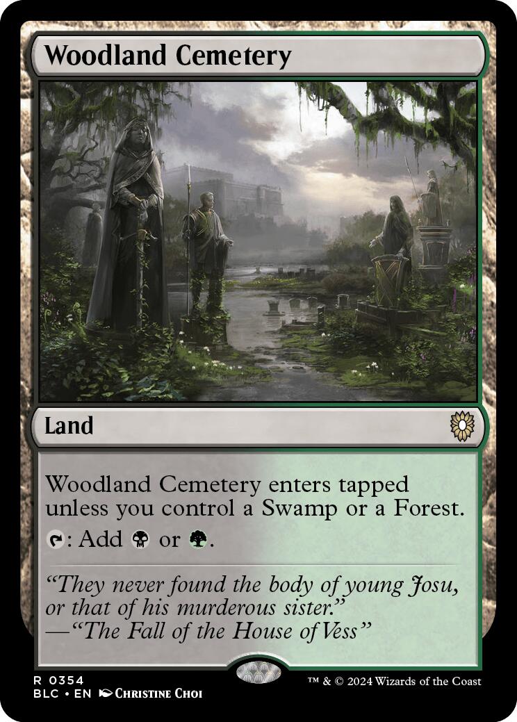 Woodland Cemetery [Bloomburrow Commander] | Tabernacle Games