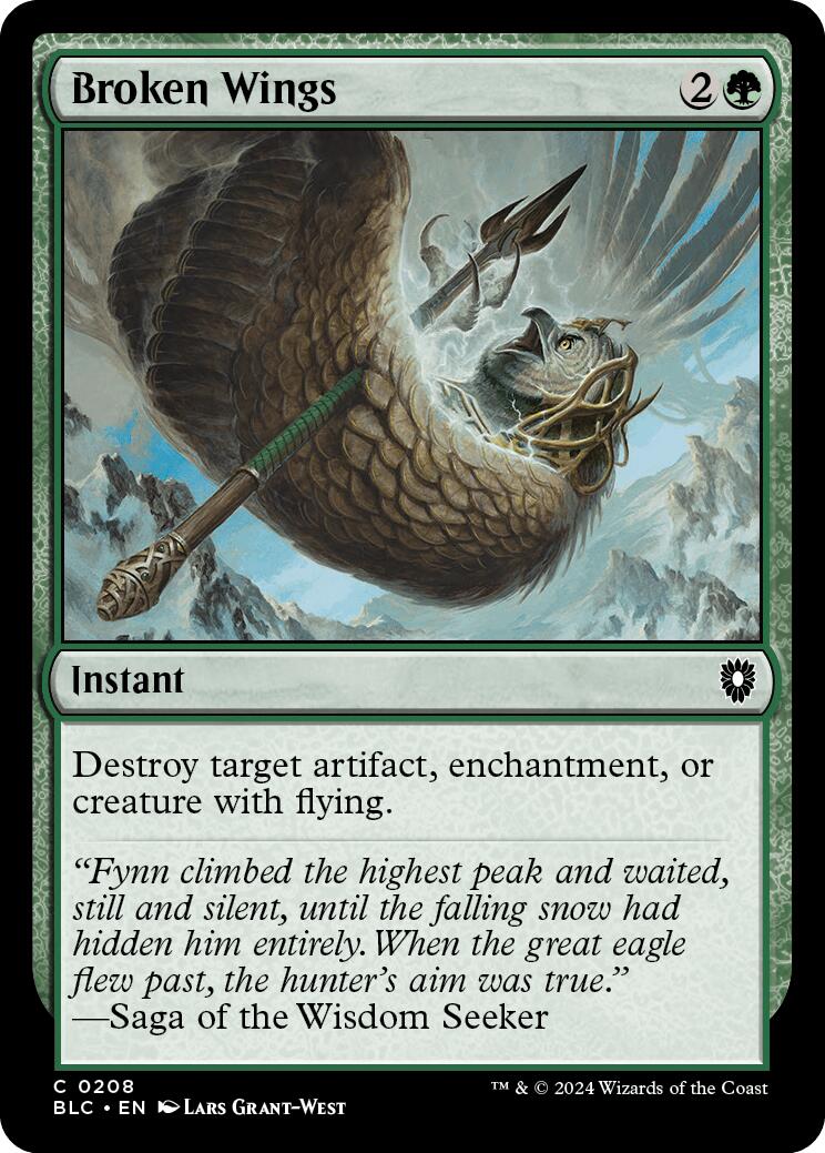 Broken Wings [Bloomburrow Commander] | Tabernacle Games