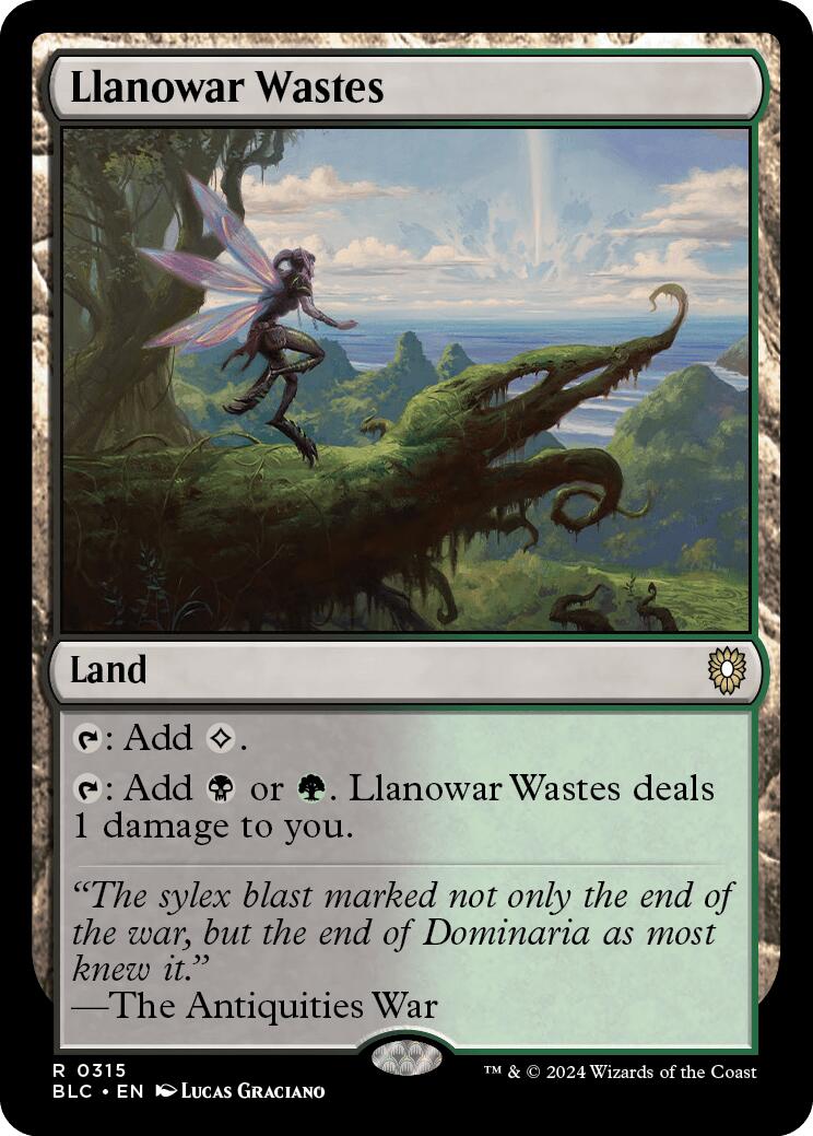 Llanowar Wastes [Bloomburrow Commander] | Tabernacle Games