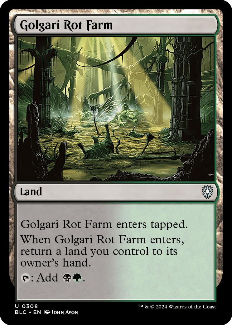 Golgari Rot Farm [Bloomburrow Commander] | Tabernacle Games