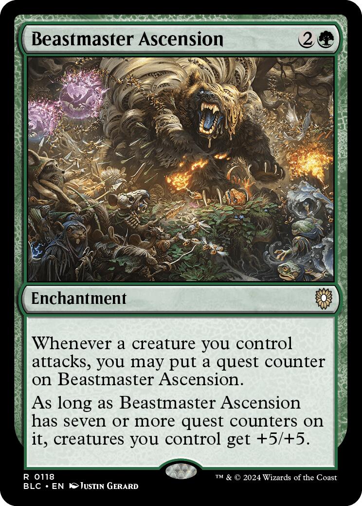 Beastmaster Ascension [Bloomburrow Commander] | Tabernacle Games