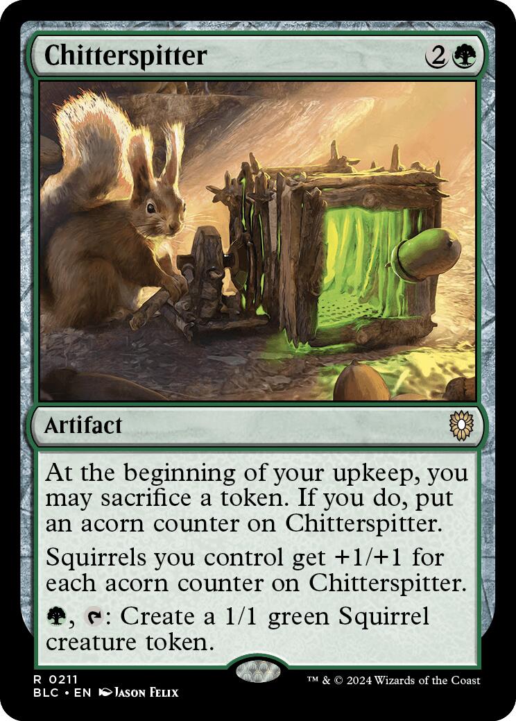 Chitterspitter [Bloomburrow Commander] | Tabernacle Games