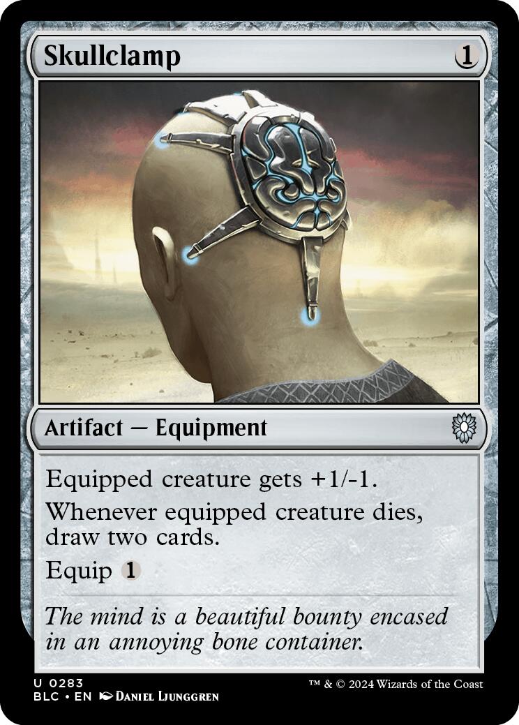 Skullclamp [Bloomburrow Commander] | Tabernacle Games