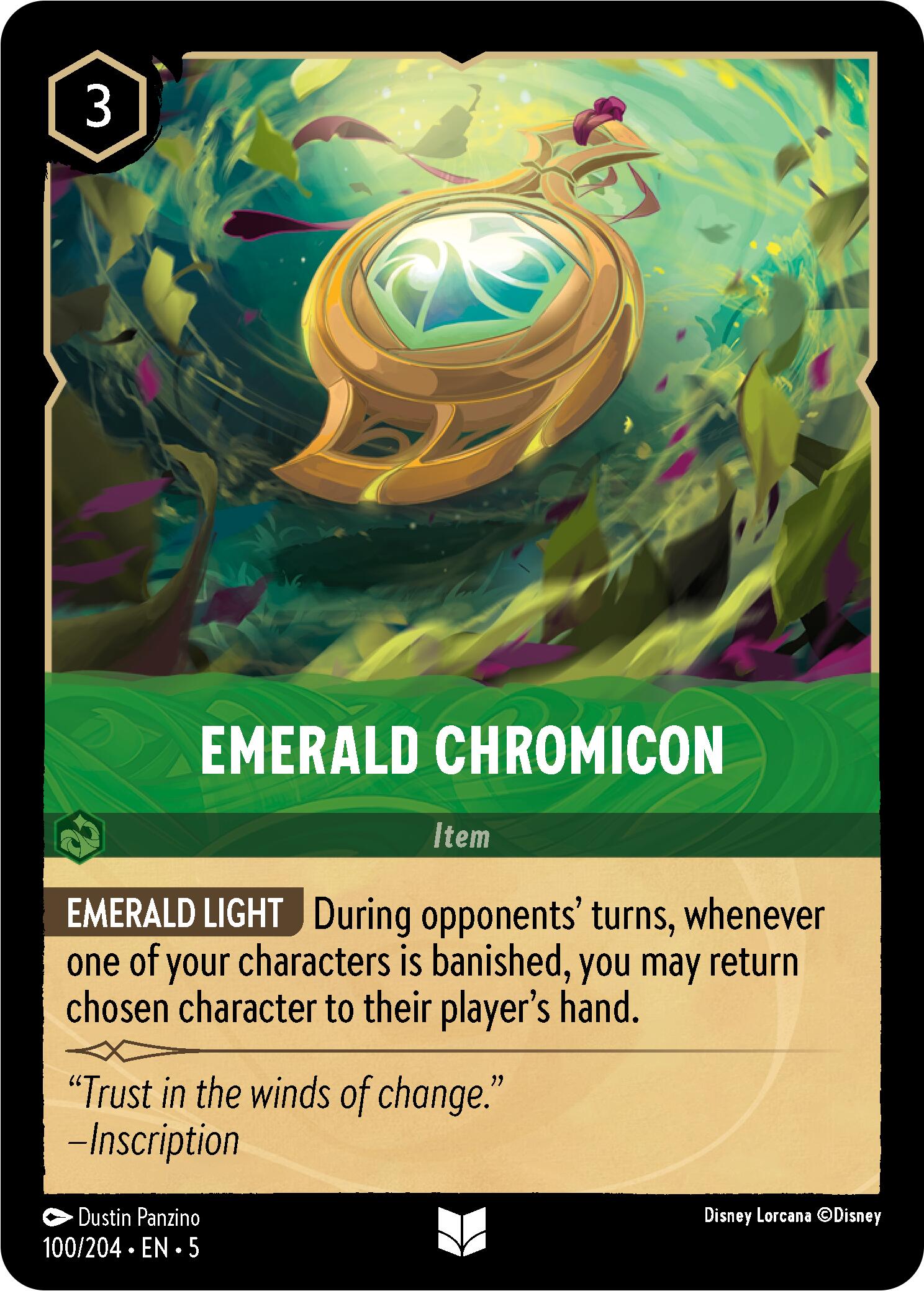 Emerald Chromicon (100/204) [Shimmering Skies] | Tabernacle Games