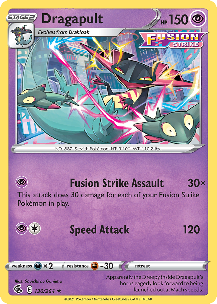 Dragapult (130/264) (Theme Deck Exclusive) [Sword & Shield: Fusion Strike] | Tabernacle Games