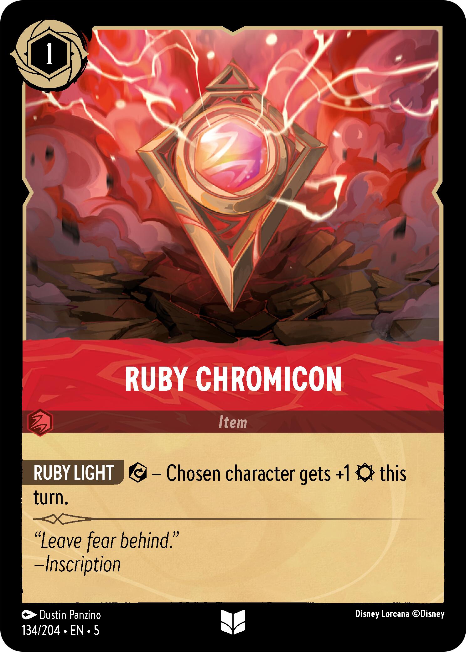 Ruby Chromicon (134/204) [Shimmering Skies] | Tabernacle Games