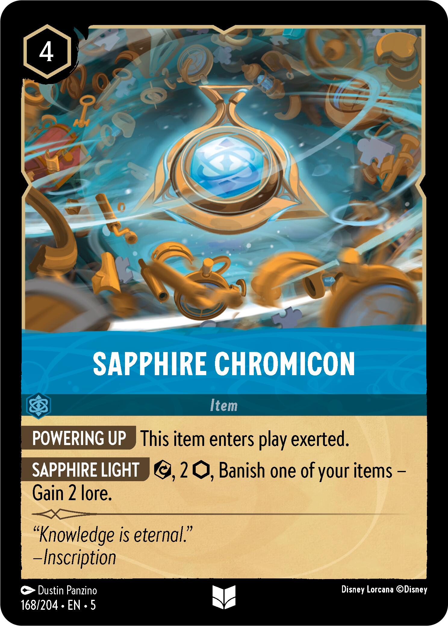 Sapphire Chromicon (168/204) [Shimmering Skies] | Tabernacle Games
