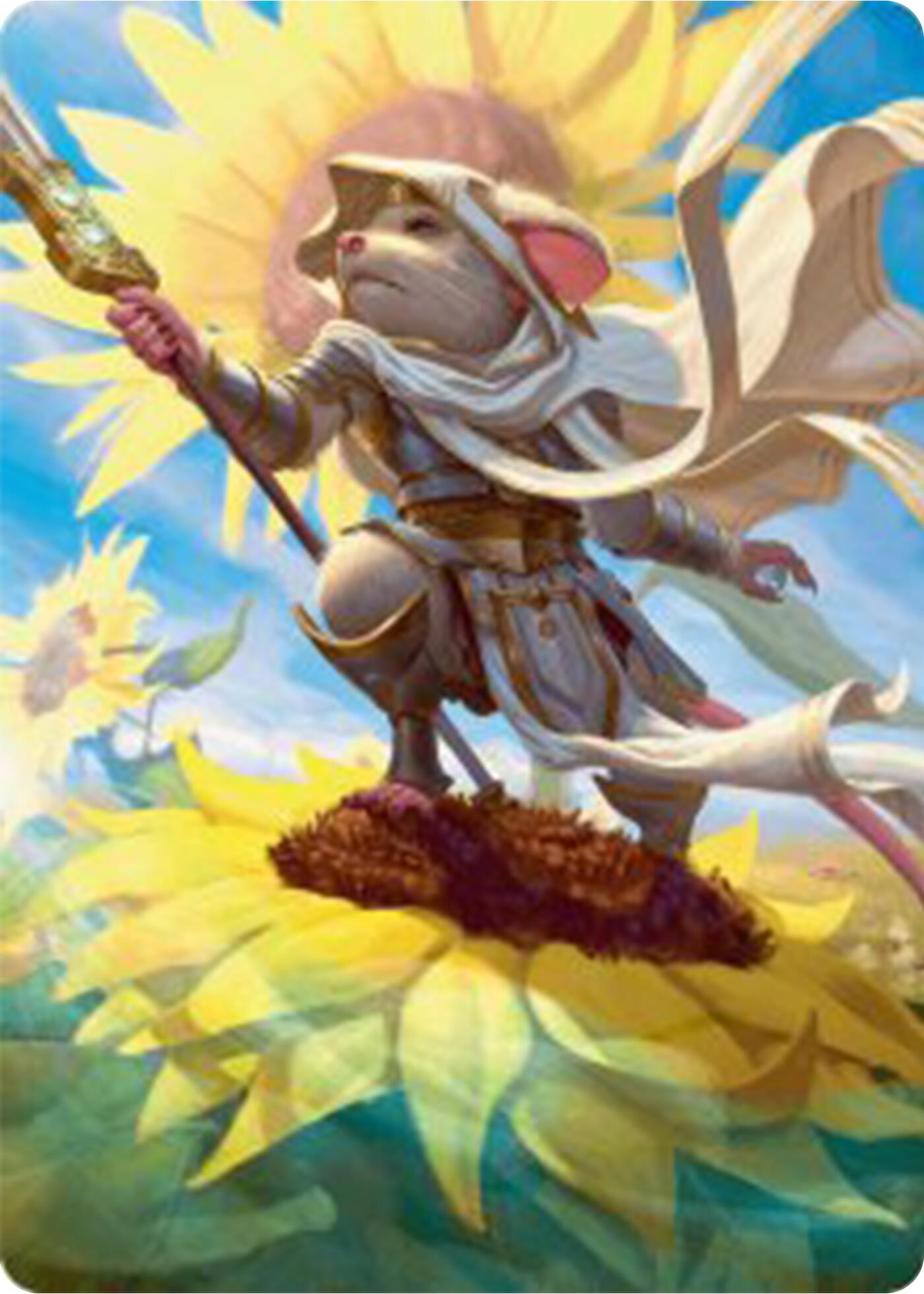 Elspeth, Sun's Champion Art Card [Bloomburrow Art Series] | Tabernacle Games