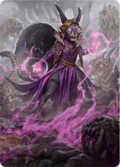 Liliana of the Dark Realms Art Card [Bloomburrow Art Series] | Tabernacle Games