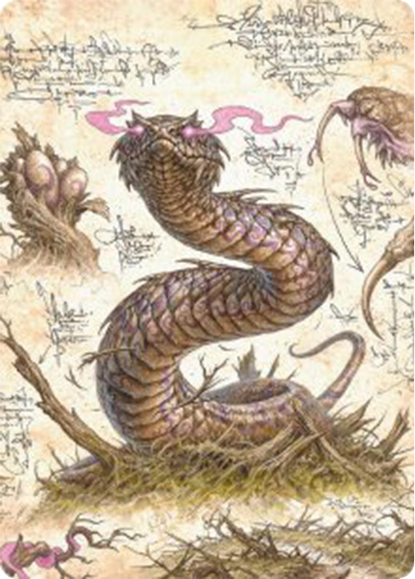Rottenmouth Viper Art Card [Bloomburrow Art Series] | Tabernacle Games