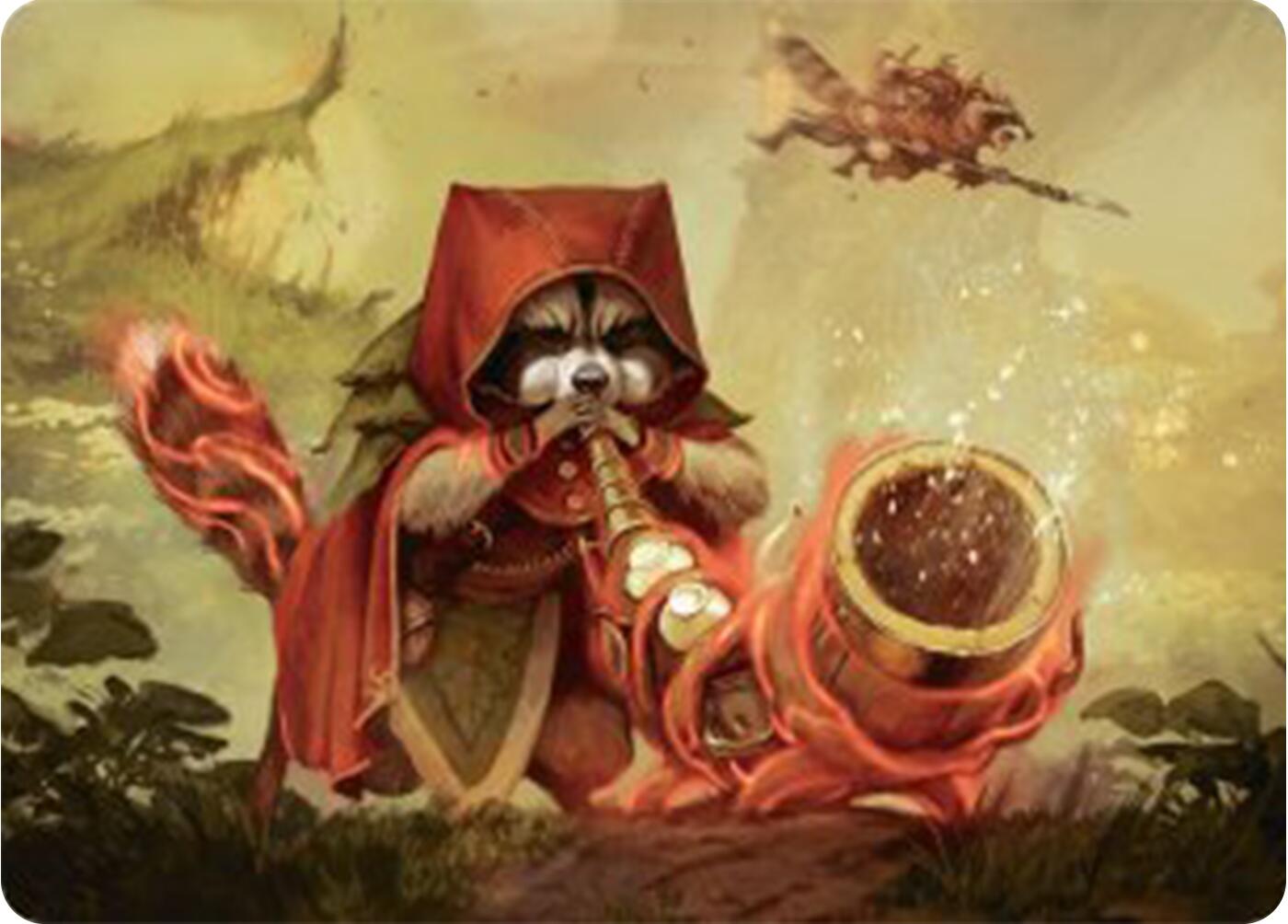 Raccoon Rallier Art Card [Bloomburrow Art Series] | Tabernacle Games