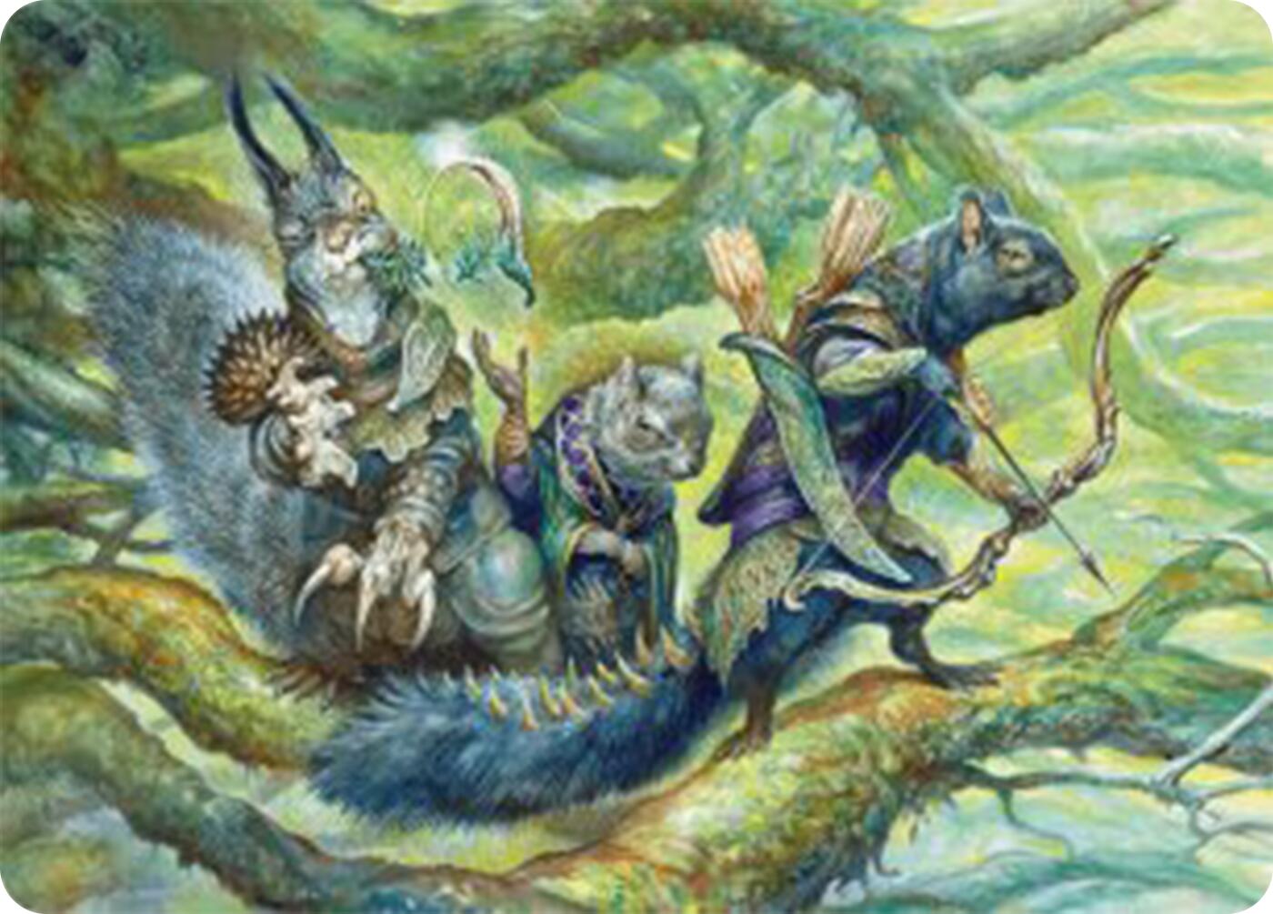 The Odd Acorn Gang Art Card [Bloomburrow Art Series] | Tabernacle Games