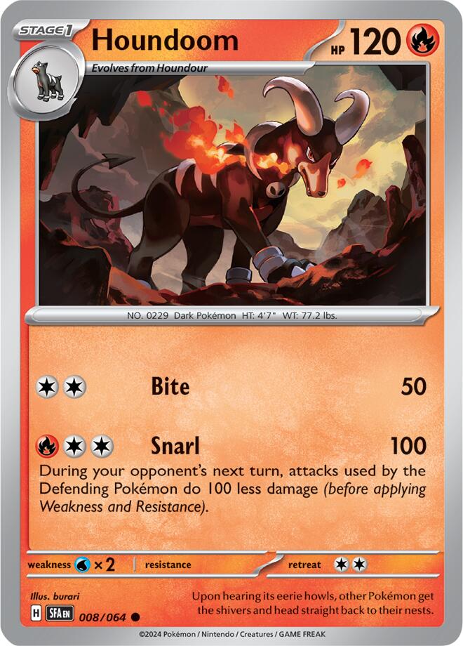 Houndoom (008/064) [Scarlet & Violet: Shrouded Fable] | Tabernacle Games