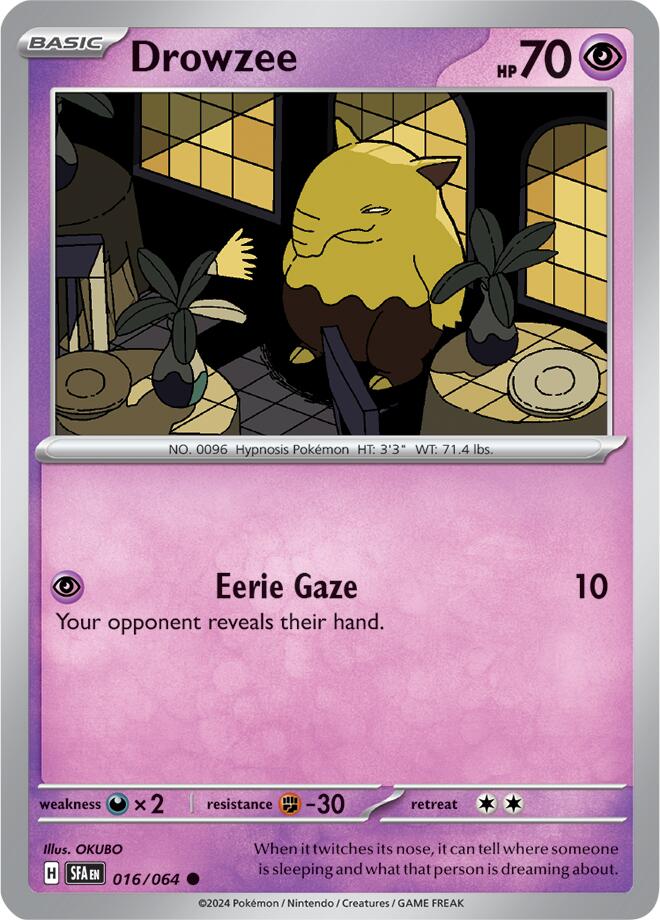 Drowzee (016/064) [Scarlet & Violet: Shrouded Fable] | Tabernacle Games