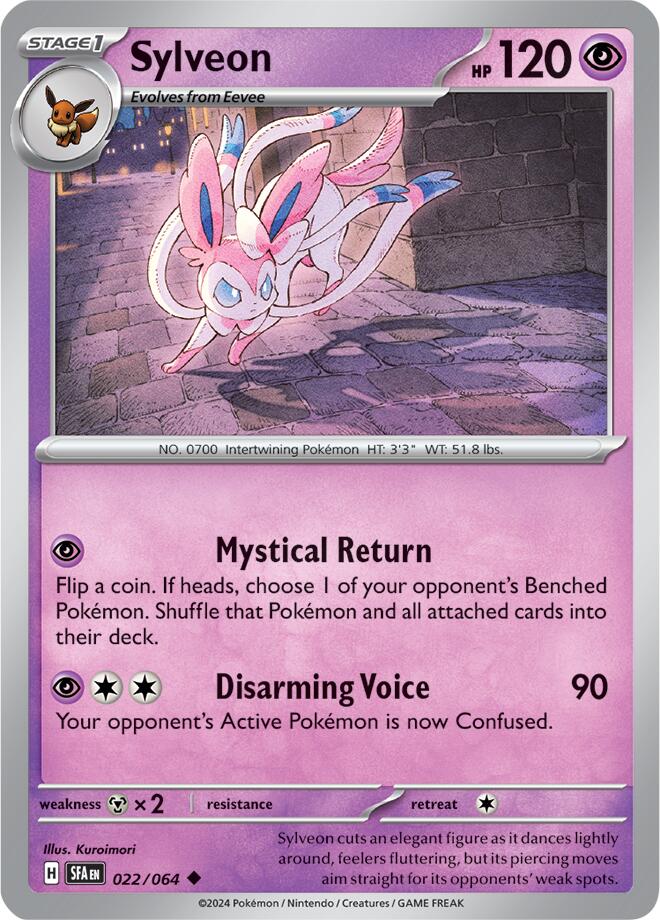 Sylveon (022/064) [Scarlet & Violet: Shrouded Fable] | Tabernacle Games