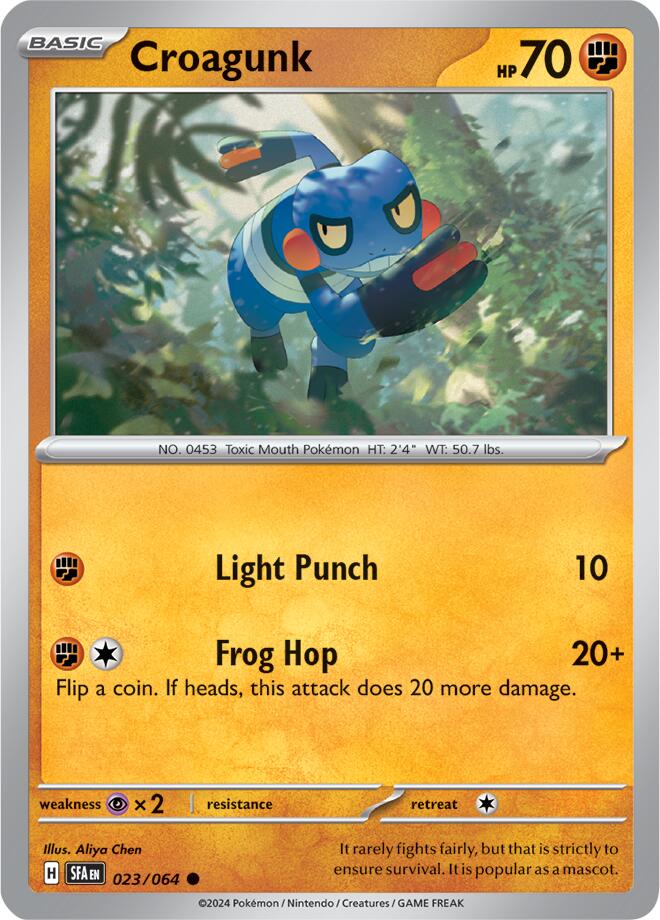 Croagunk (023/064) [Scarlet & Violet: Shrouded Fable] | Tabernacle Games