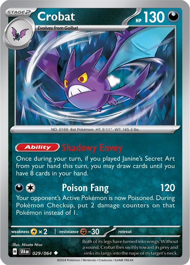 Crobat (029/064) [Scarlet & Violet: Shrouded Fable] | Tabernacle Games