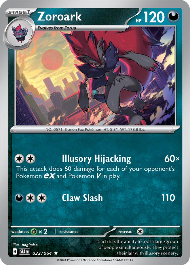 Zoroark (032/064) [Scarlet & Violet: Shrouded Fable] | Tabernacle Games