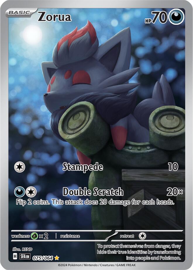 Zorua (075/064) [Scarlet & Violet: Shrouded Fable] | Tabernacle Games